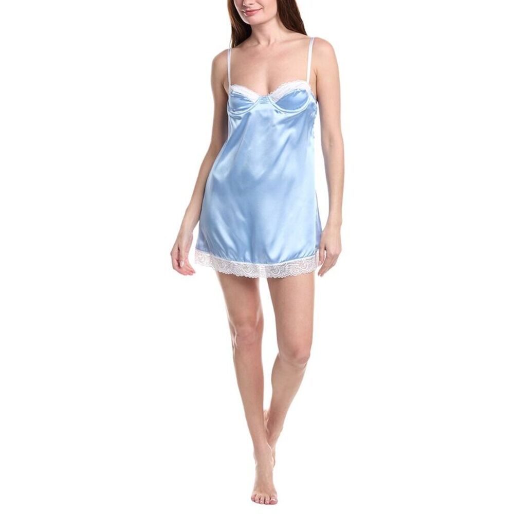 Mucci Womens  Angelina Mini Dress, Blue